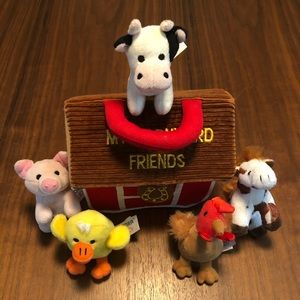 🐄🐓Barnyard Friends Plush Playset🐖🐥